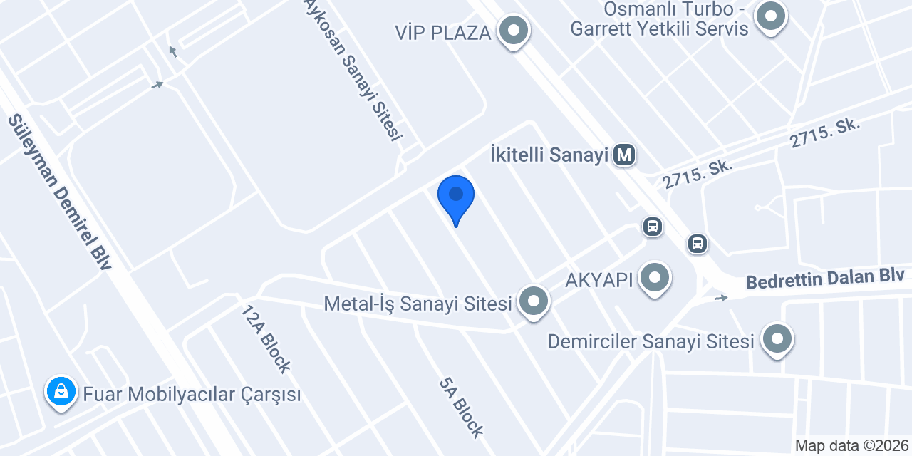 Fonte Aksesuar konumu