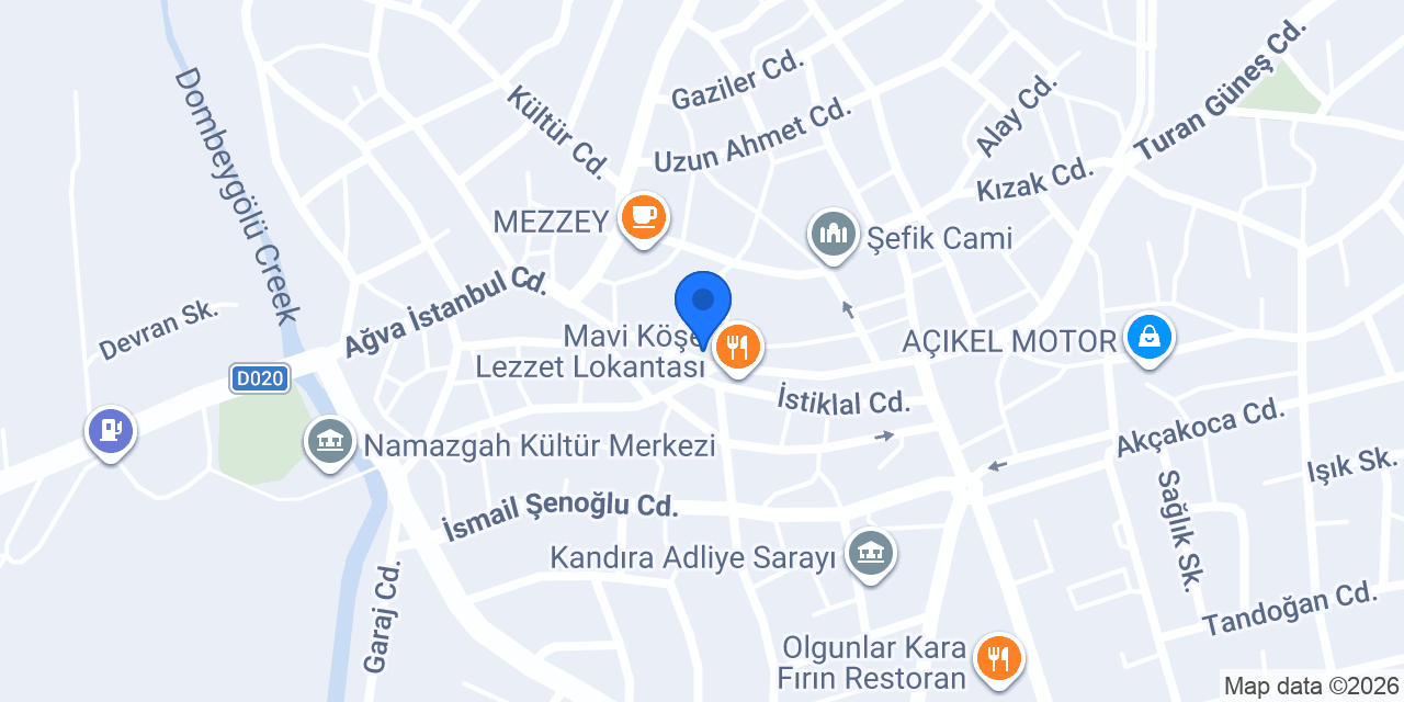 Merkez Veteriner Klinik konumu