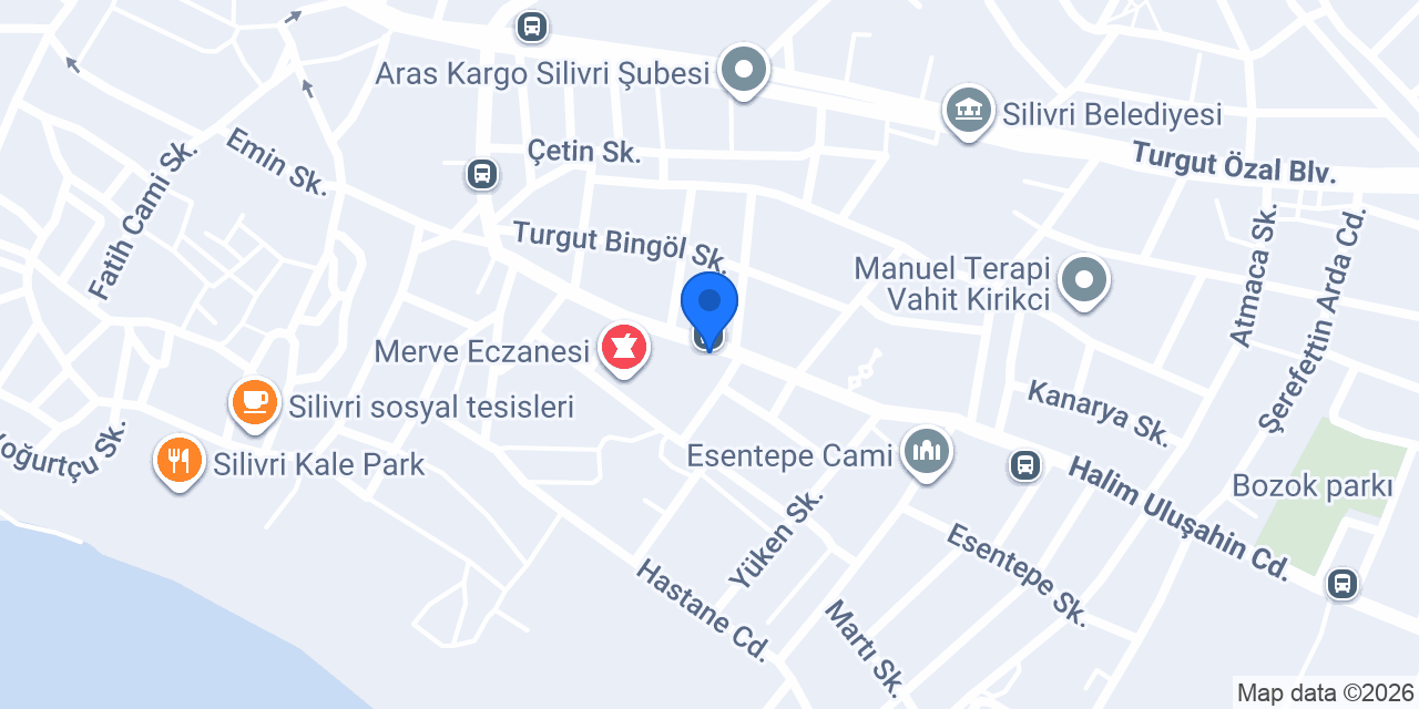 KÖZDE KANATÇIM SİLİVRİ konumu