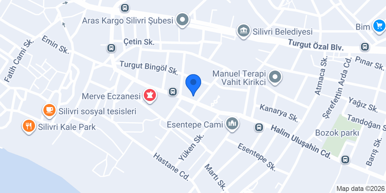 Özkollar kafeterya konumu