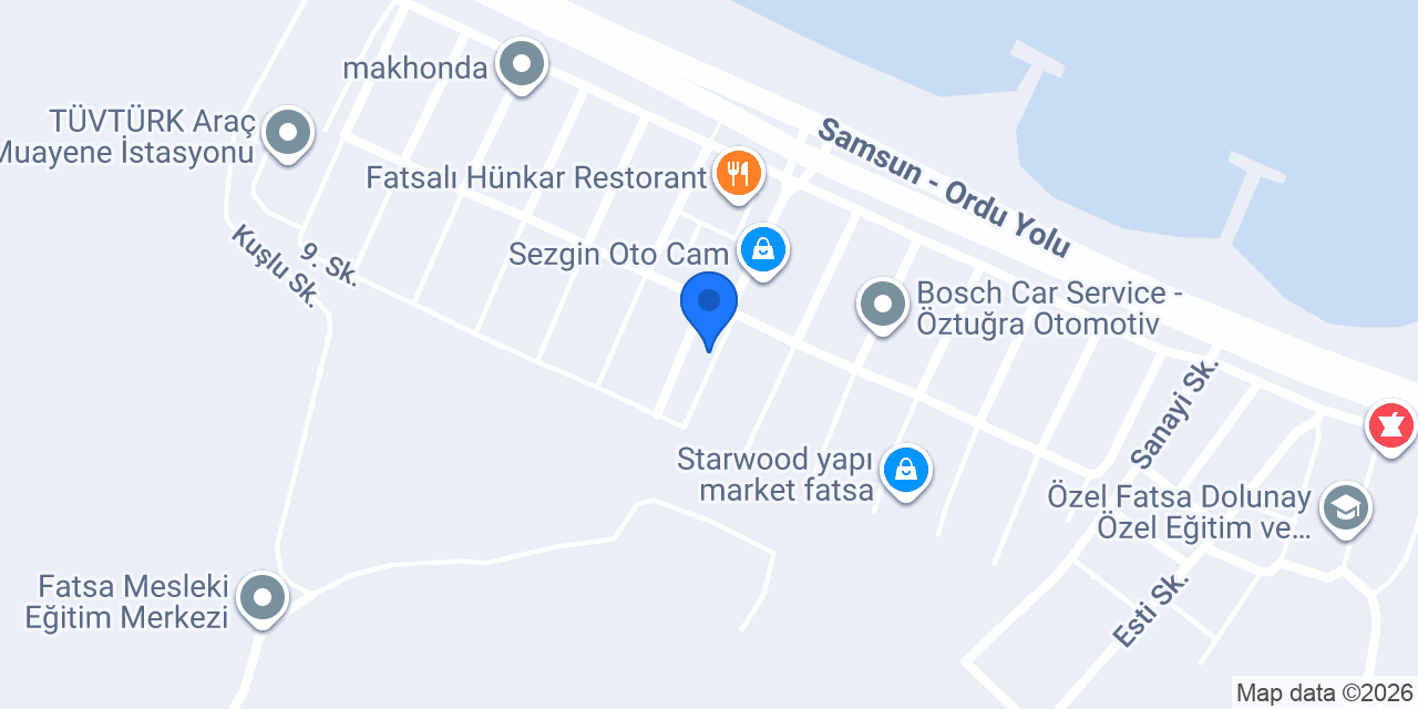 Or-Mer Oto Yedek Parça konumu