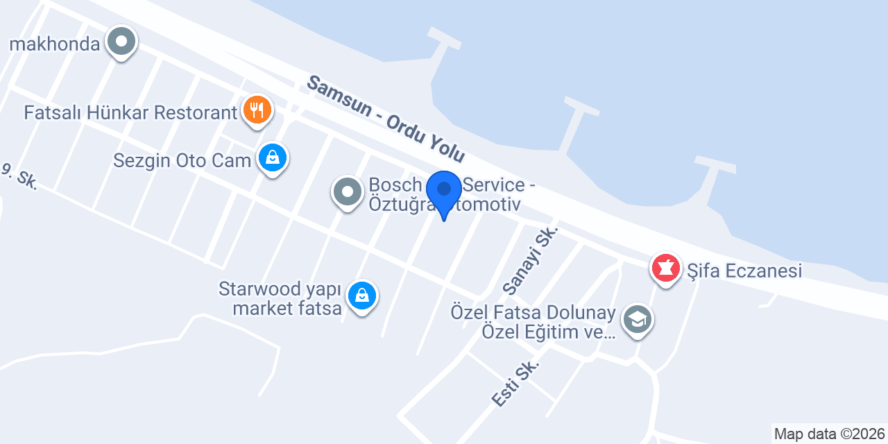 PT LASTİK-Oto Neşe konumu