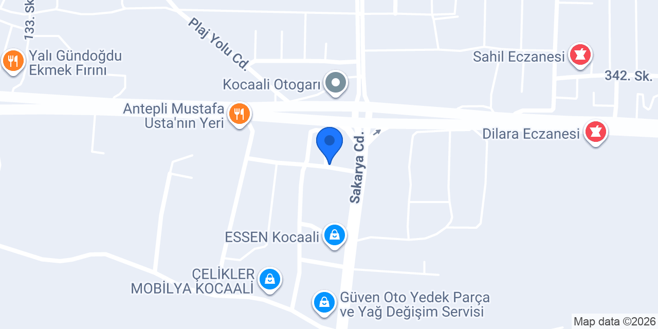Burak İnşaat Kocaali konumu
