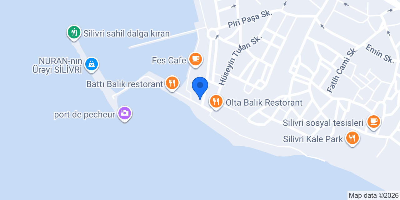 Silivri Köftecisi konumu