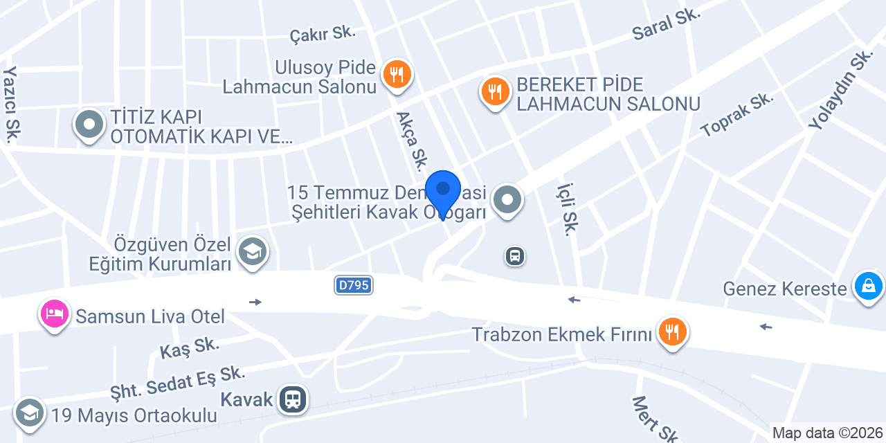 İnci Terzi konumu