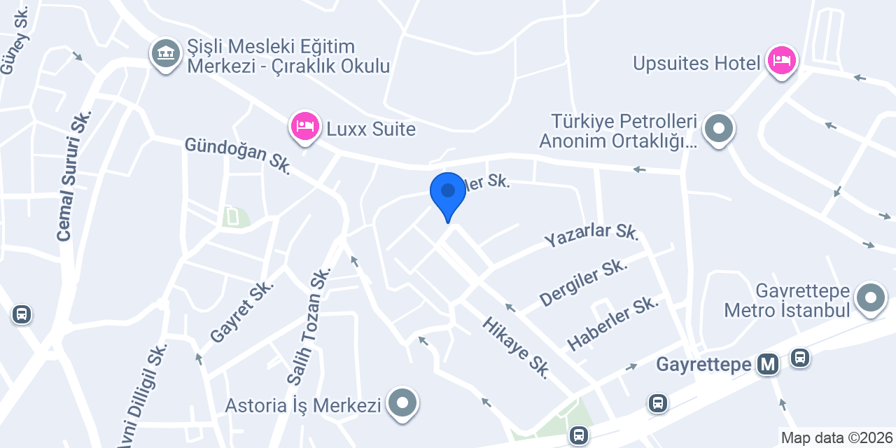 CADDEM Gayrettepe konumu