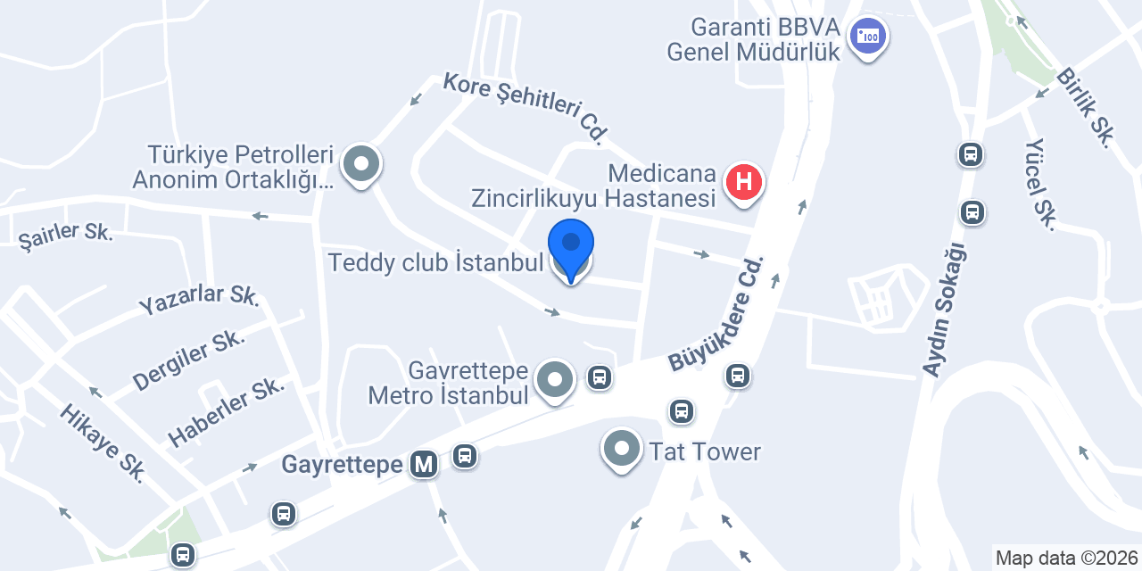 Teddy club İstanbul konumu