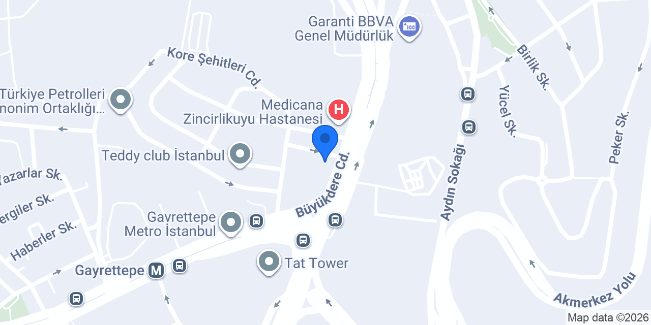 Avantgarde Urban Hotel Levent konumu