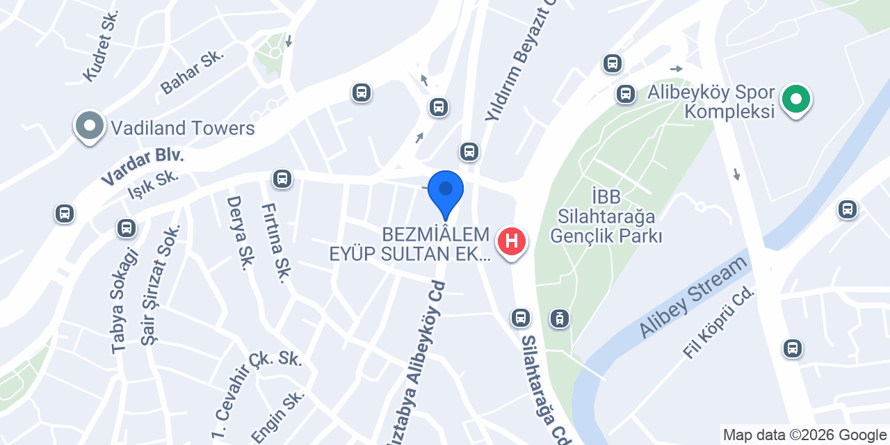 Alibeyköy su tesisatci konumu