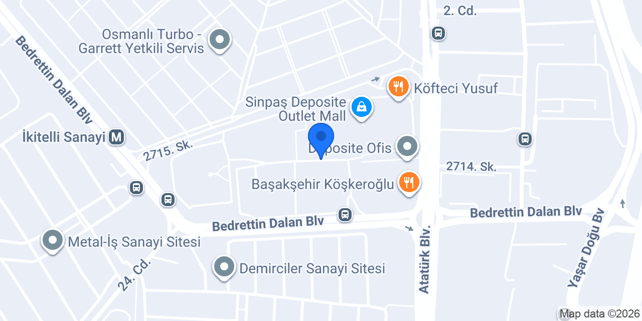 BLR MUHENDİSLİK SAN. VE TİC. LTD. ŞTİ. konumu