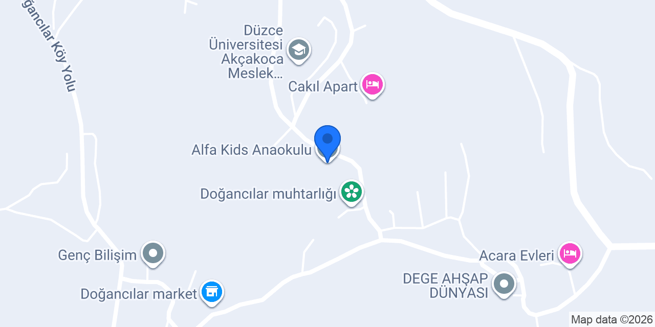 Alfa Kids Anaokulu konumu