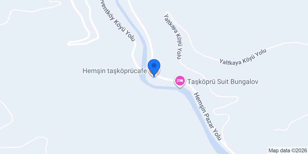 Hemşin taşköprücafe konumu