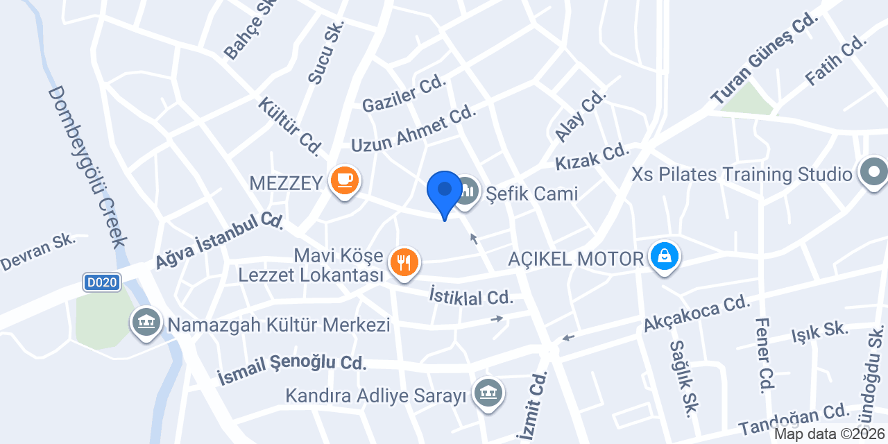 KANDIRA PTT MÜDÜRLÜĞÜ konumu