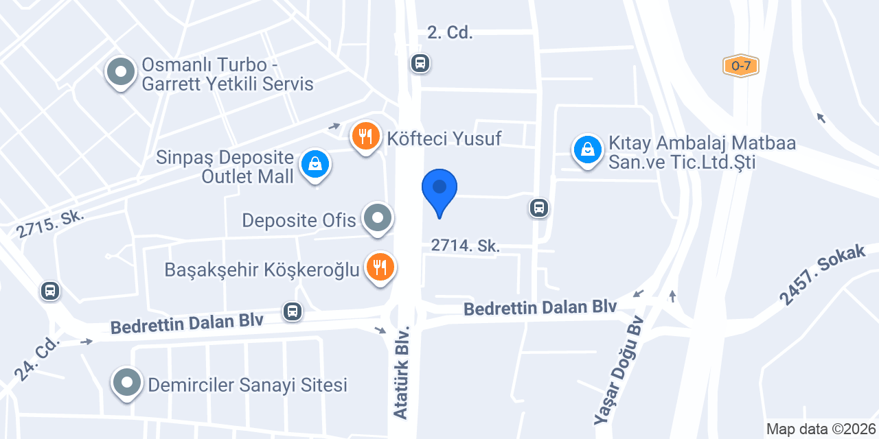 Yapı Kredi - İkitelli Şubesi konumu