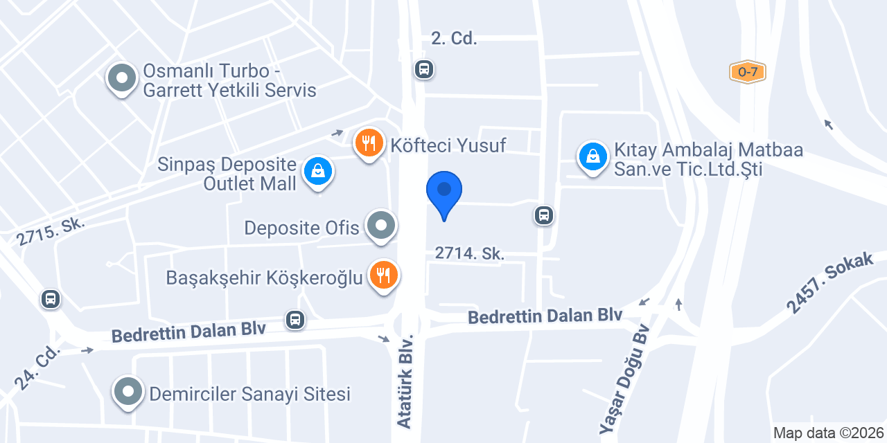 TAM Finans - İkitelli Şubesi konumu