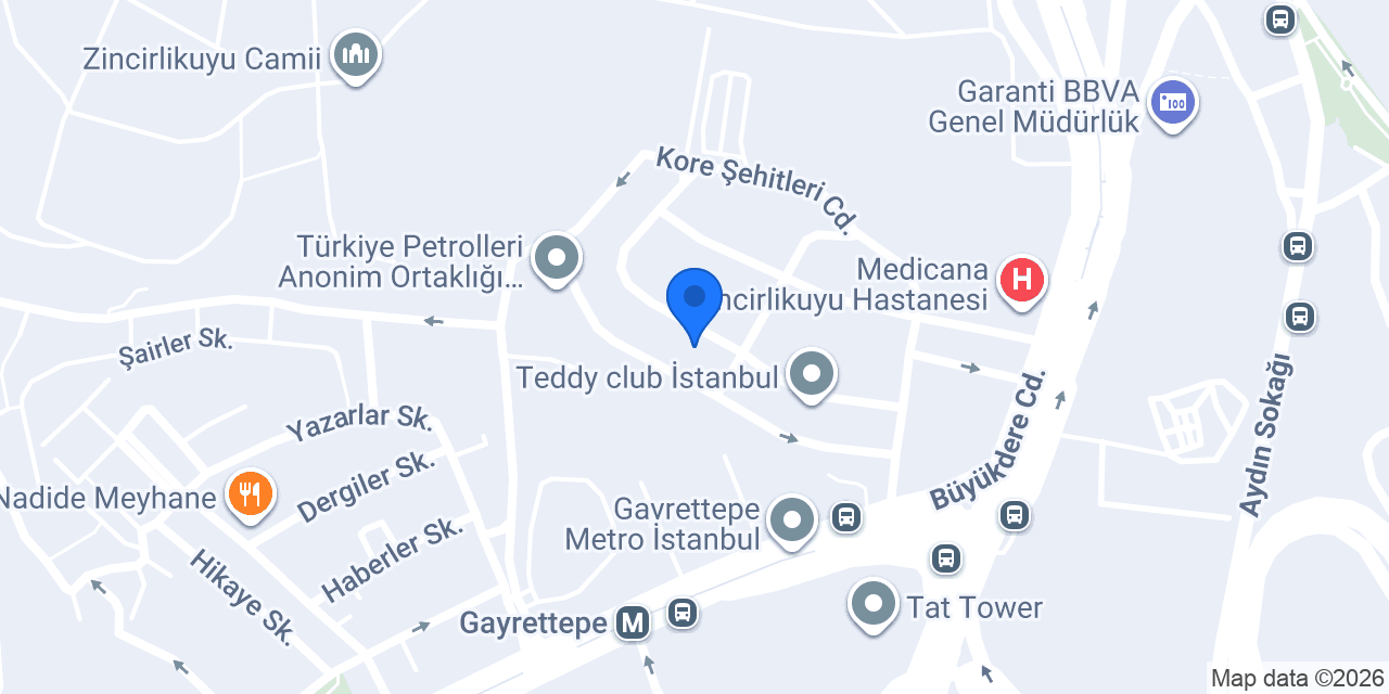 NAZALI ISTANBUL OFIS konumu