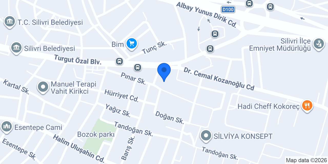 Silivri Odak Koleji konumu