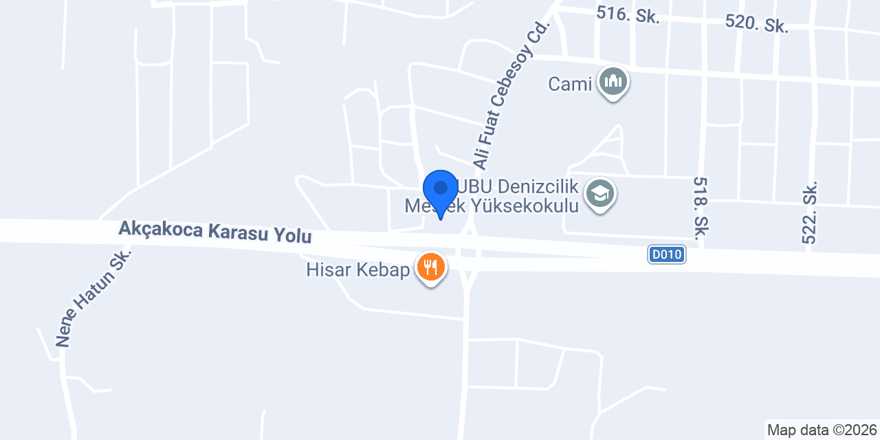 Alandere Emlak Ofisi konumu