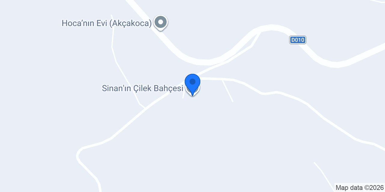 Sinan'ın Çilek Bahçesi konumu