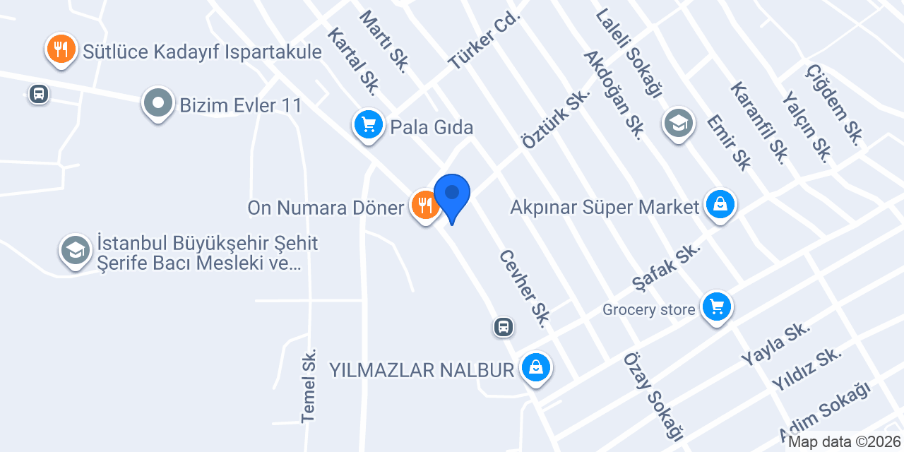 Öztürk Kuyumcusu konumu