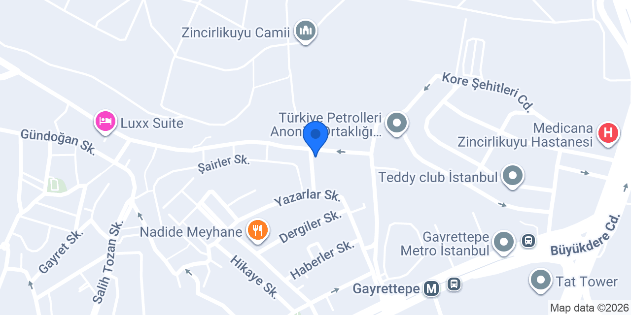 Turuncu Ofis konumu