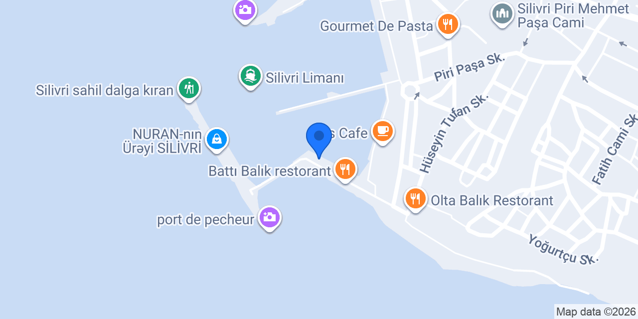 Metin Usta Balık Evi konumu