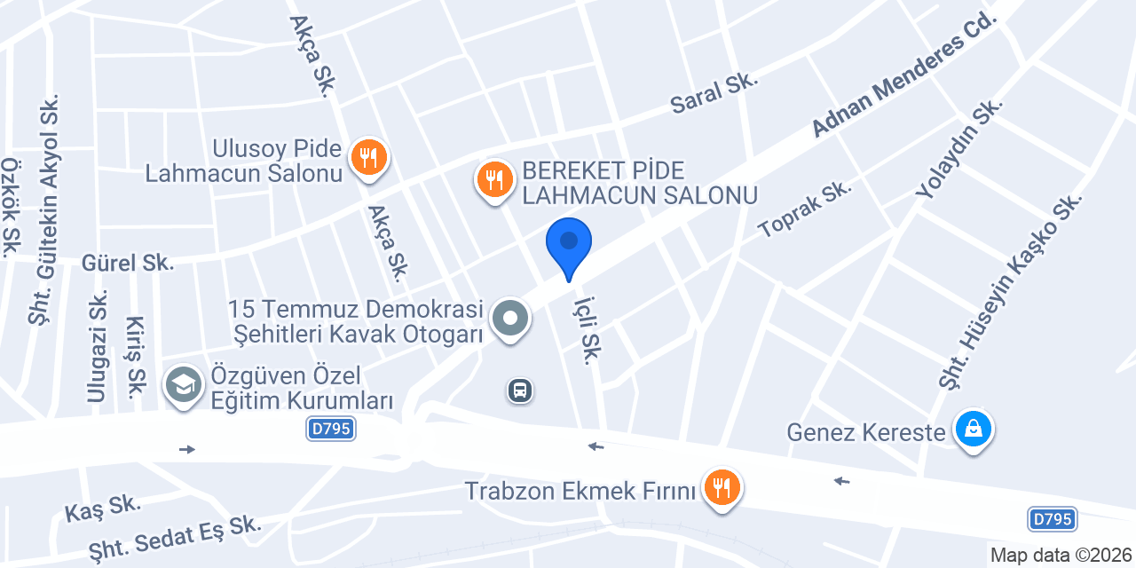 Ceyf İstanbul Kavak Çiçekçilik konumu