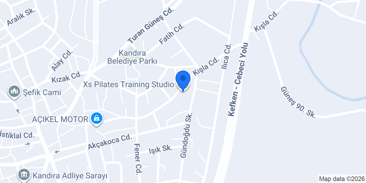 Xs Pilates Training Studio konumu