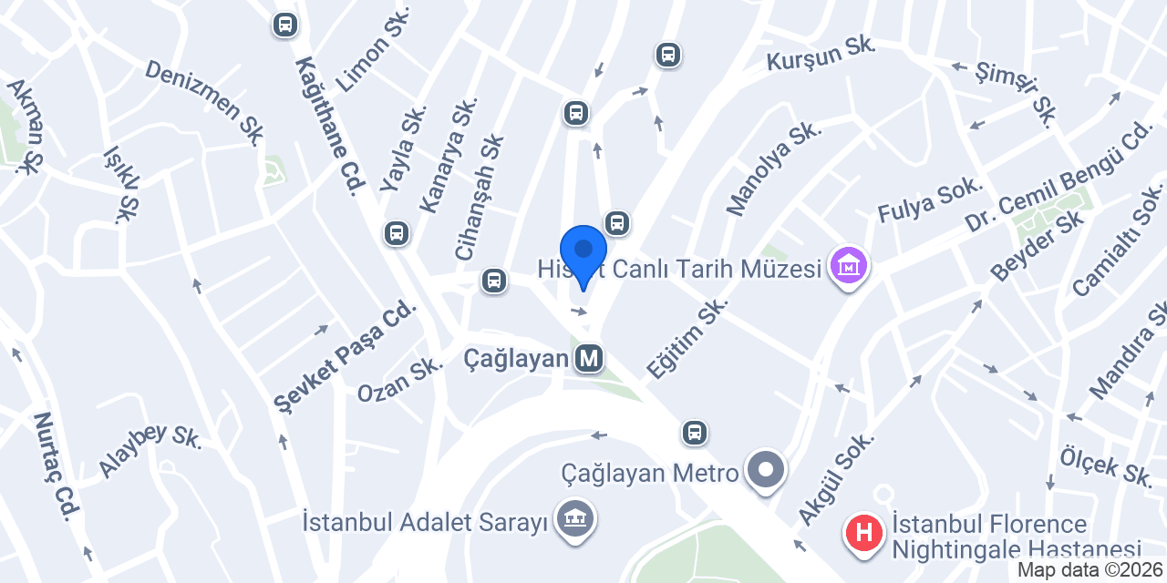 Garanti BBVA Çağlayan Şubesi konumu