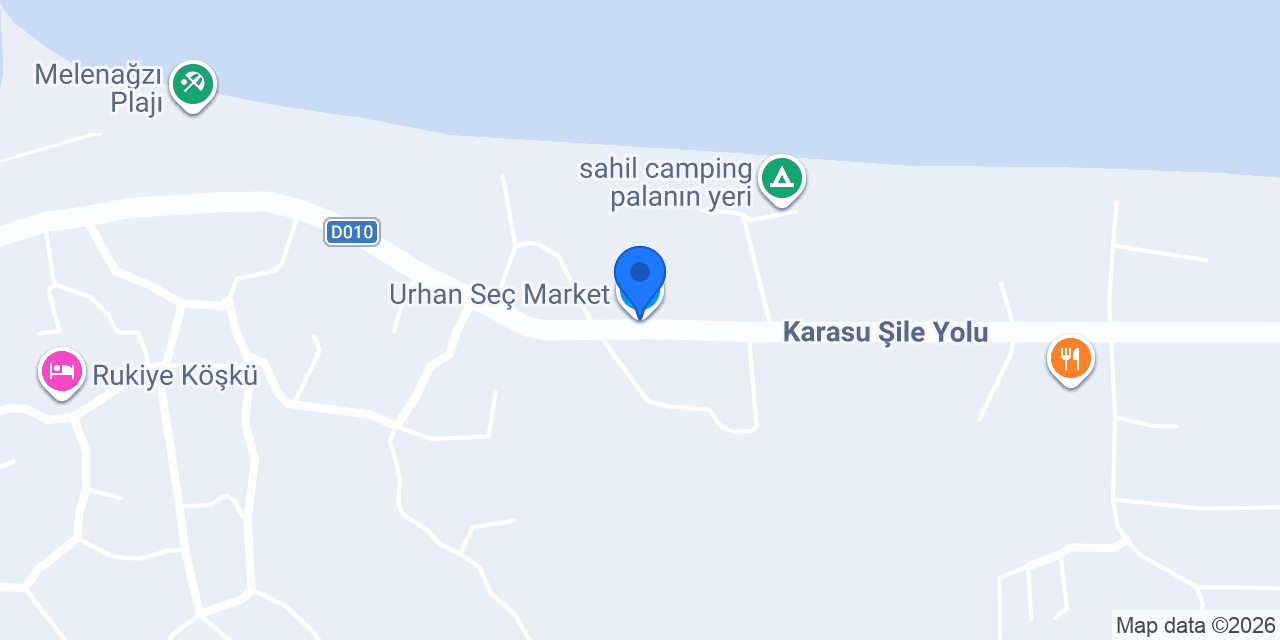 Urhan Seç Market konumu