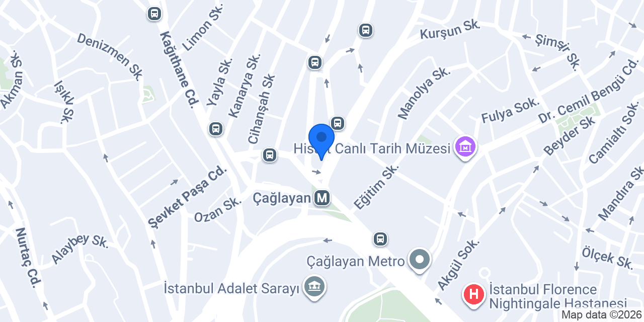 Aksen Hukuk Bürosu konumu