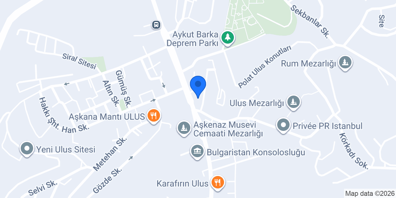 ULUS VİZE konumu