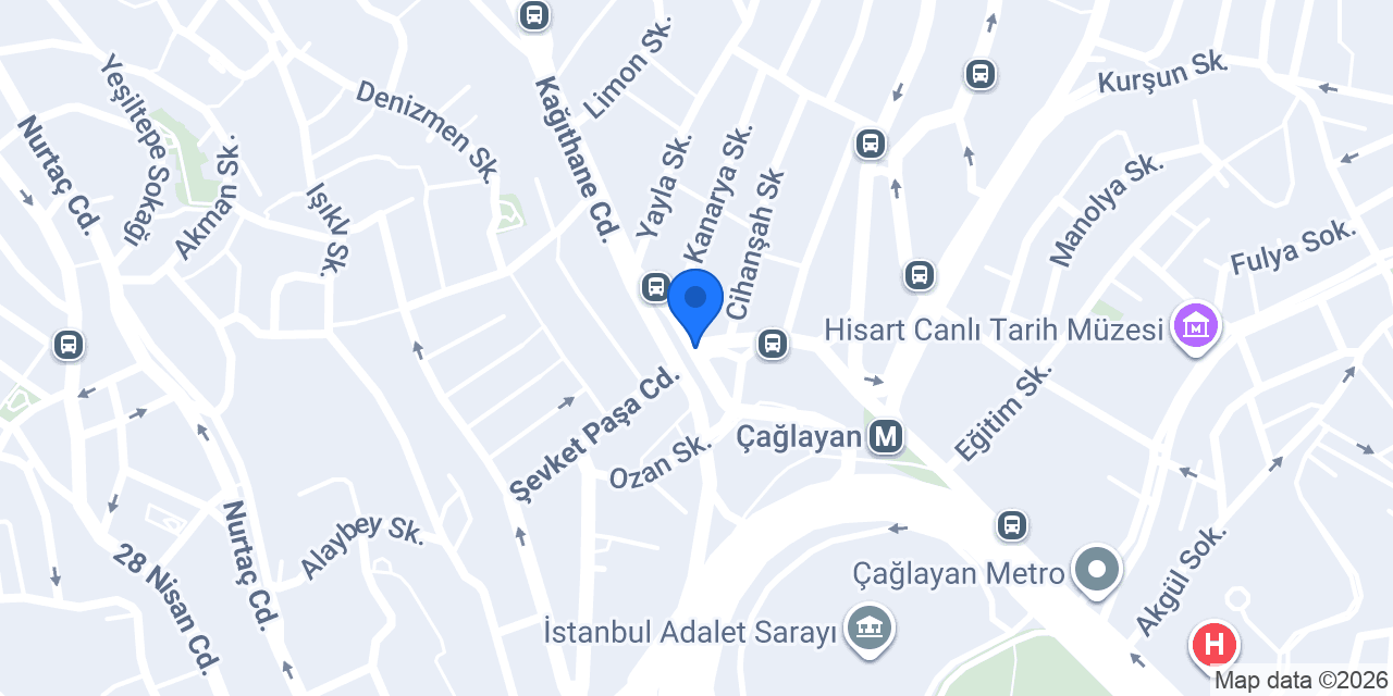 TEB Çağlayan Şubesi konumu