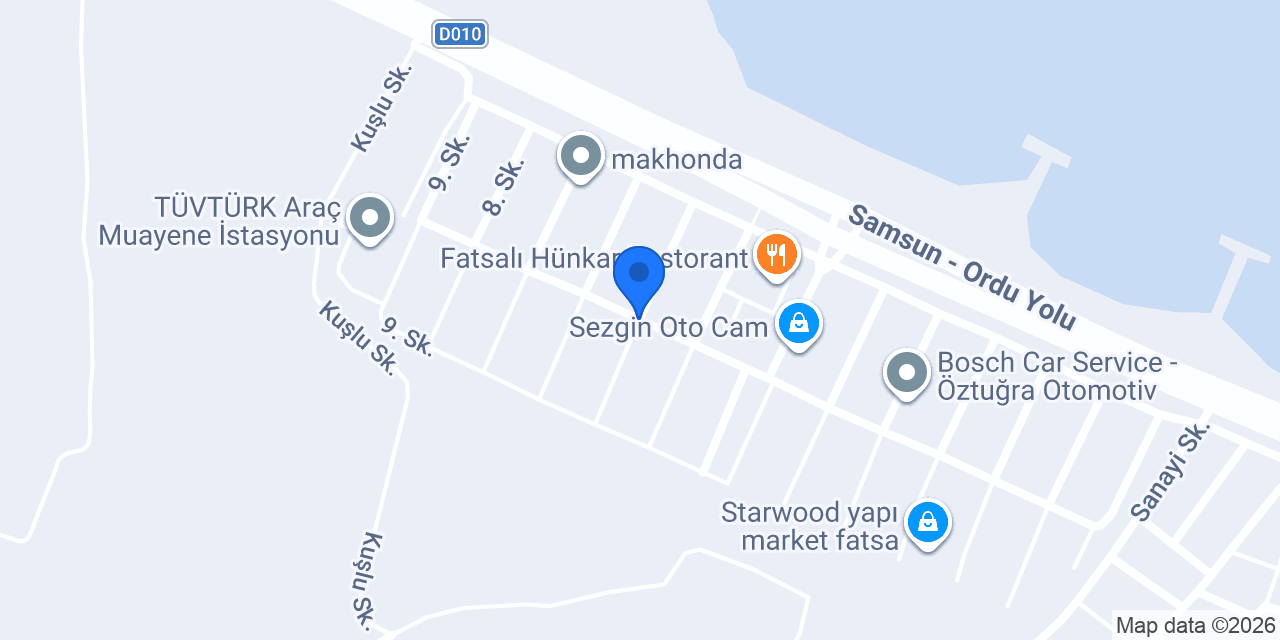 Özgen Tente konumu