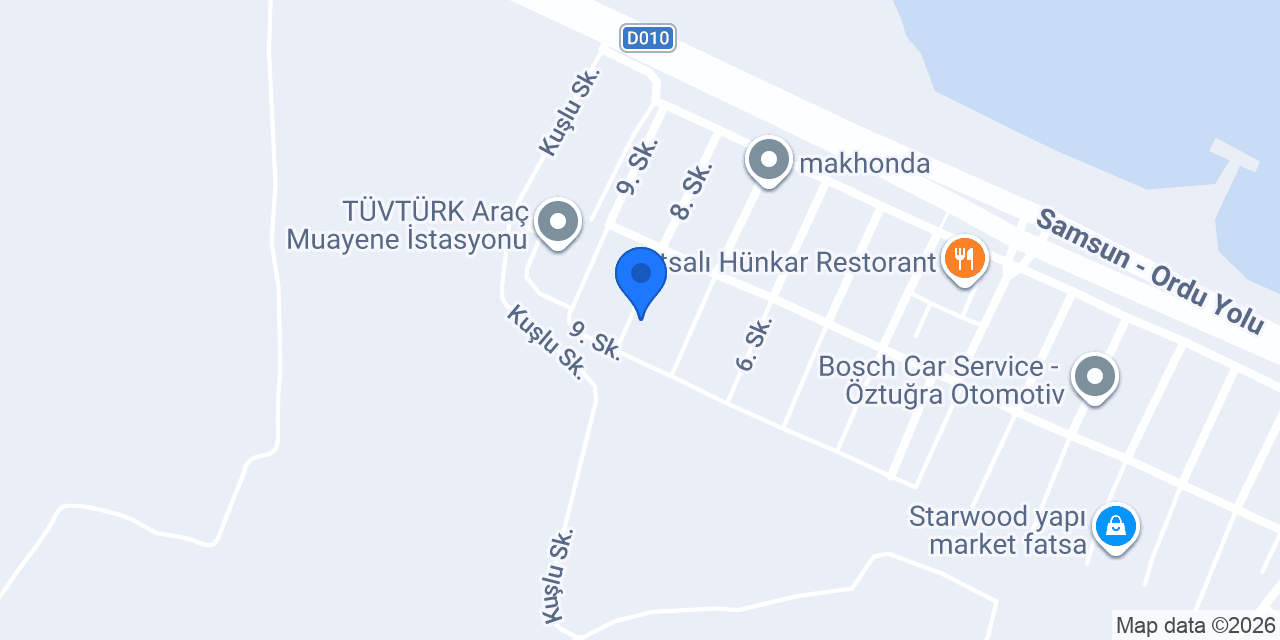 oto TAMİRHANEM konumu