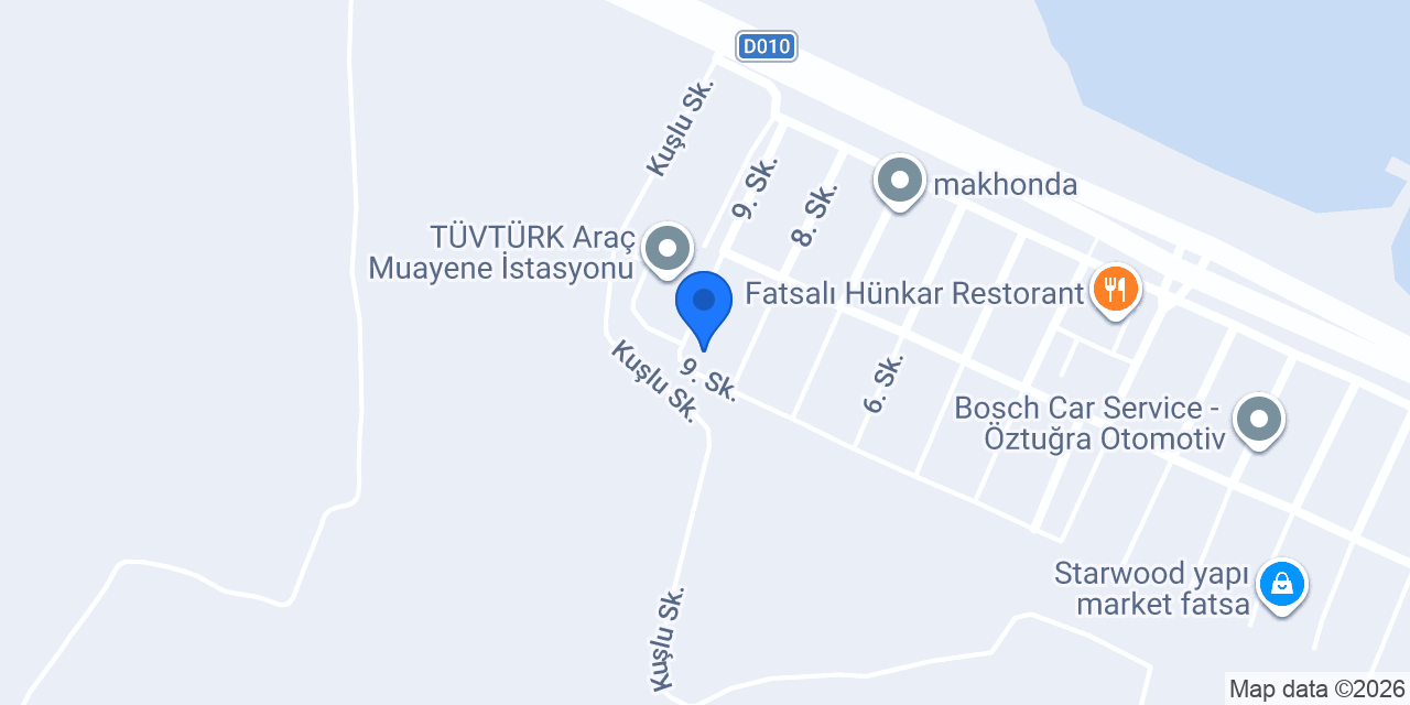 Mavi Dekor Fatsa konumu