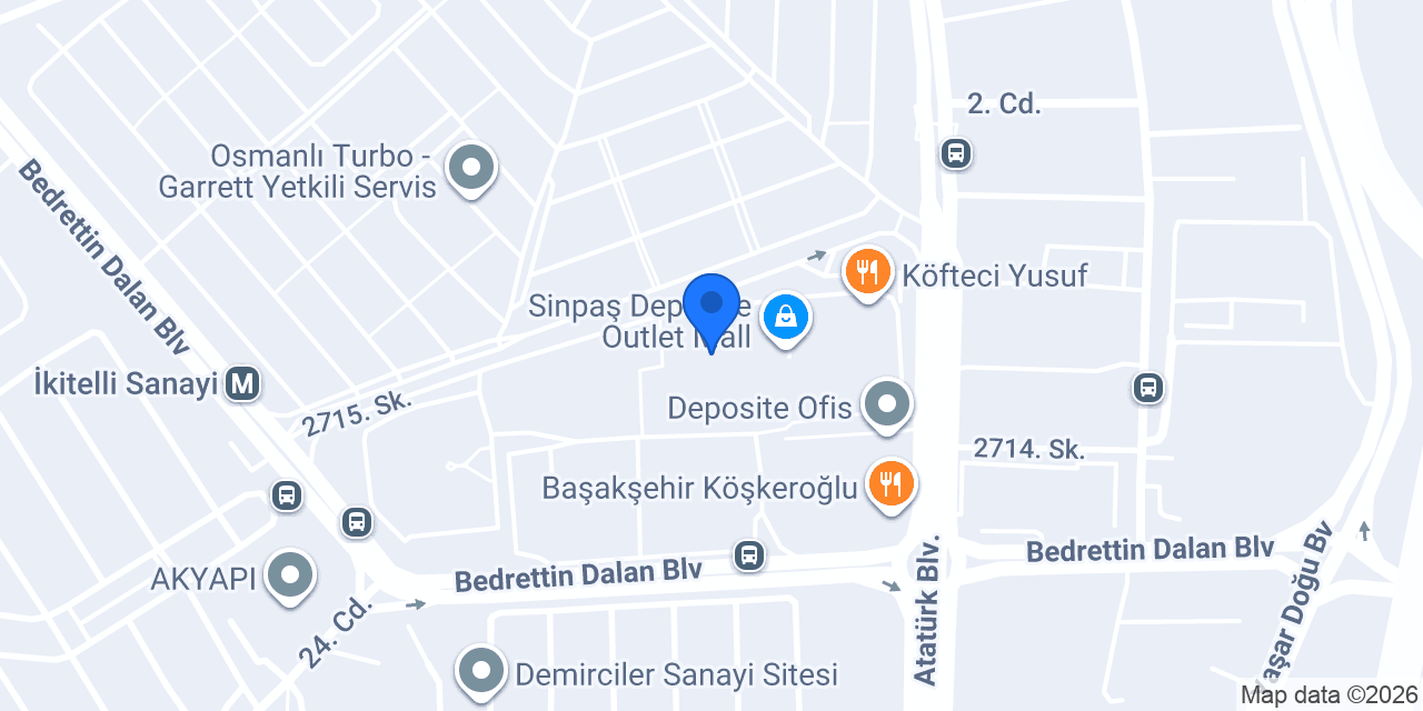 Başakşehir Vozol Evreni konumu
