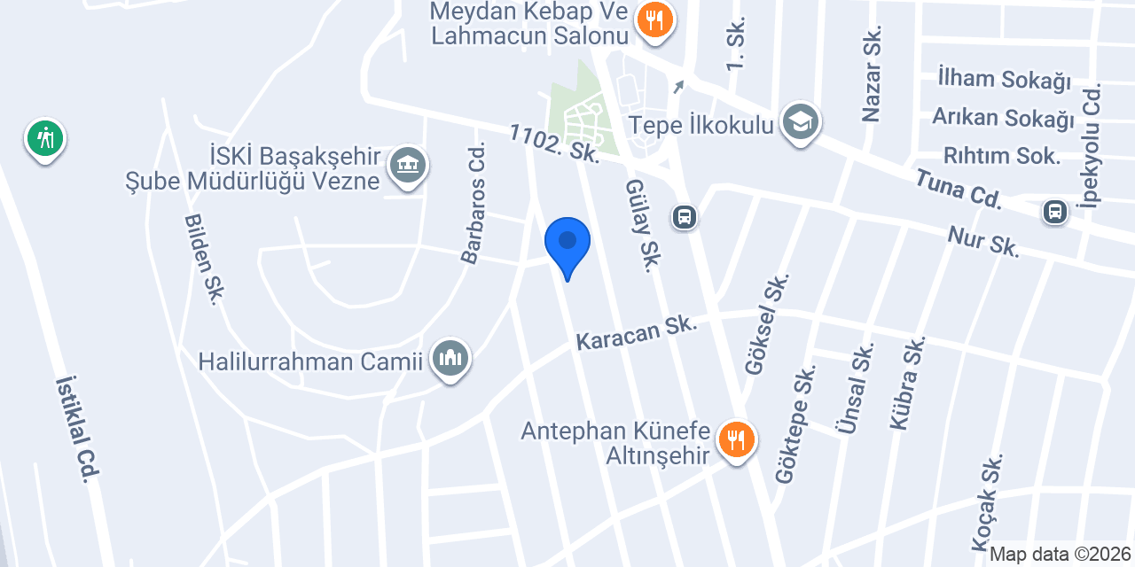 Başakşehir Ak Halı Yıkama konumu