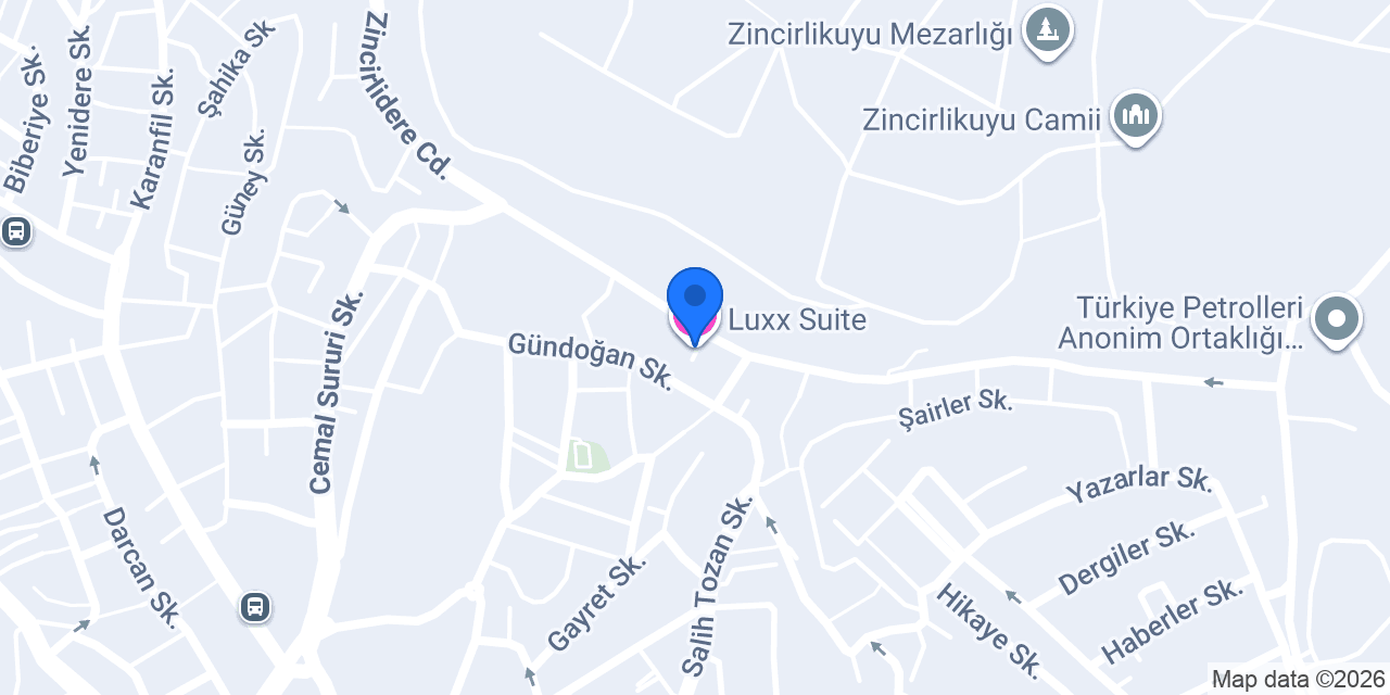 Luxx Suite konumu