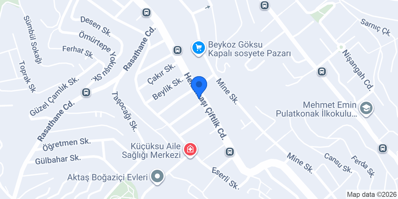 Evren Dekorasyon konumu