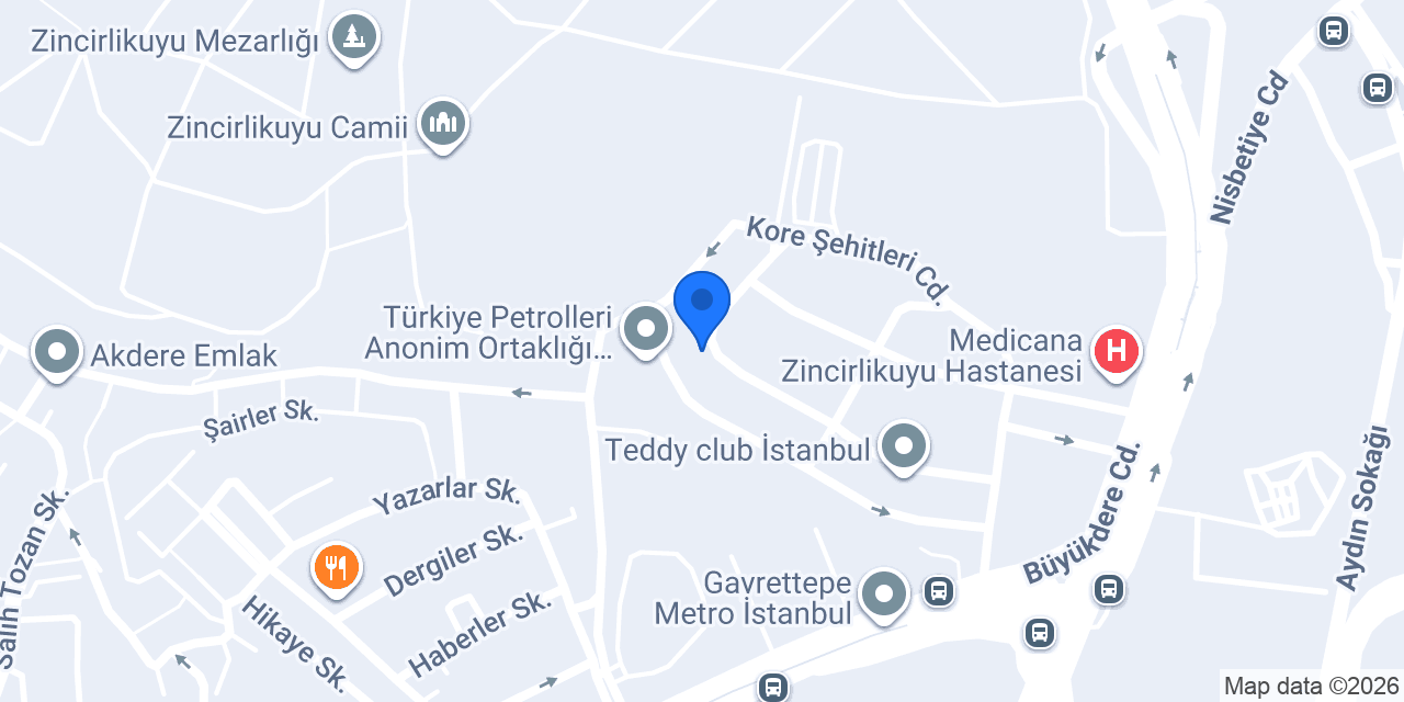Bulut & Partners Hukuk Bürosu konumu