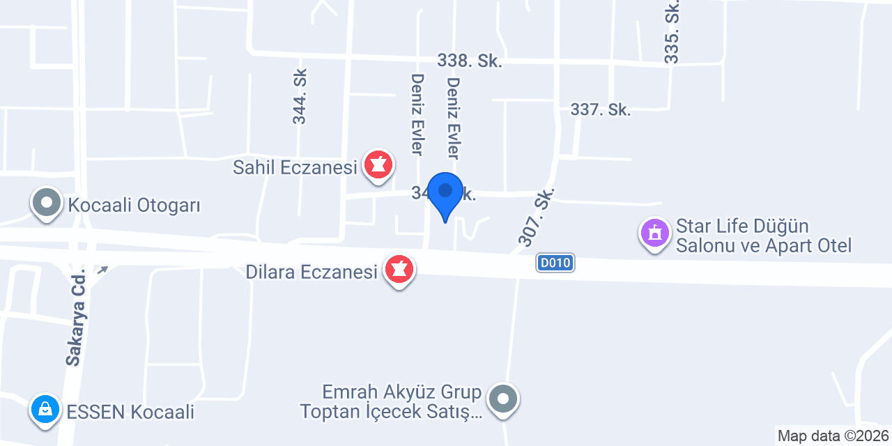 Kocaali İlçe Devlet Hastanesi konumu