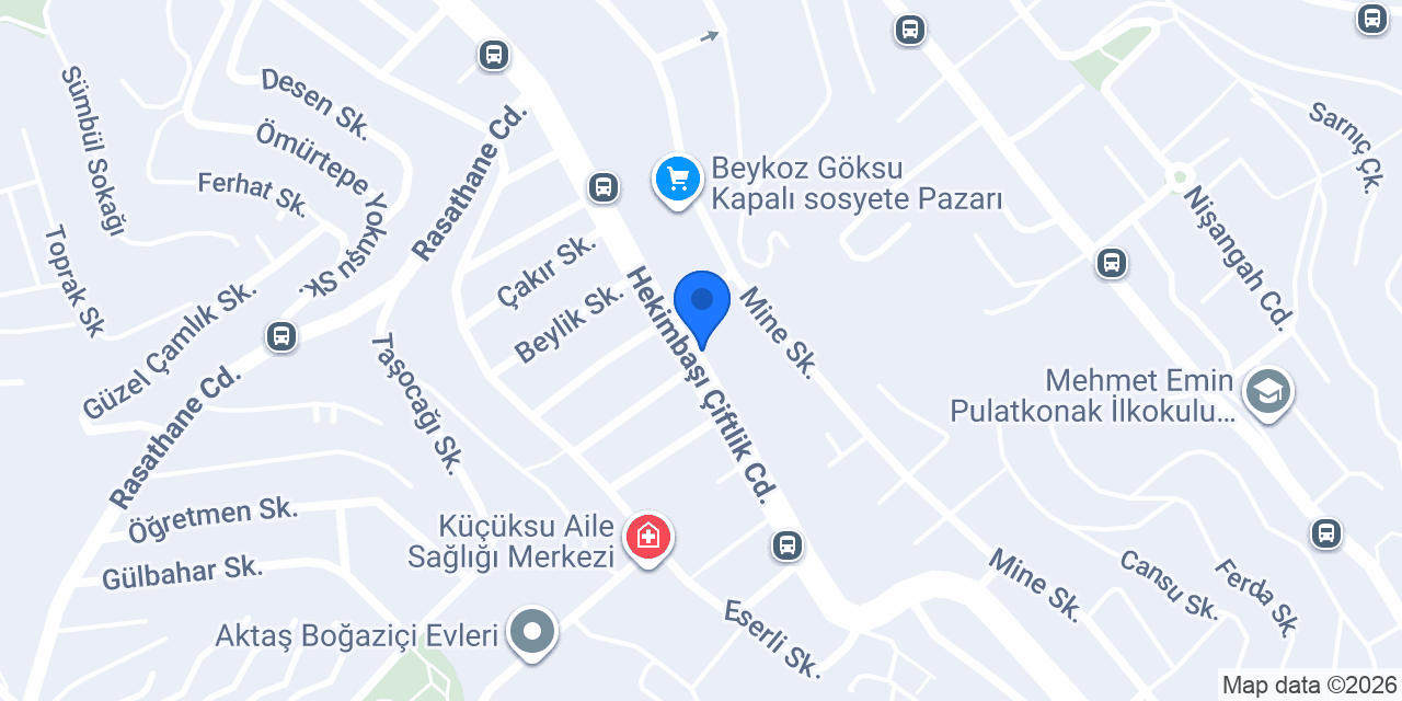 Küçüksu Tekel & Şarküteri konumu