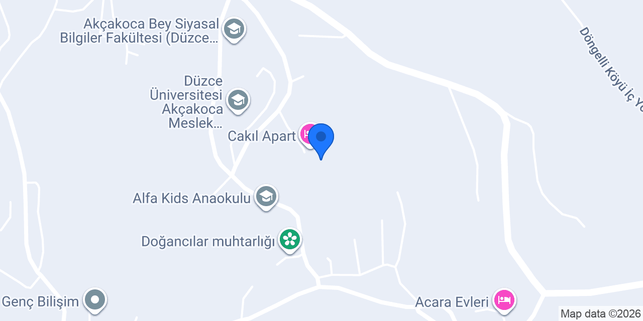 Akçakoca Emir Apart konumu