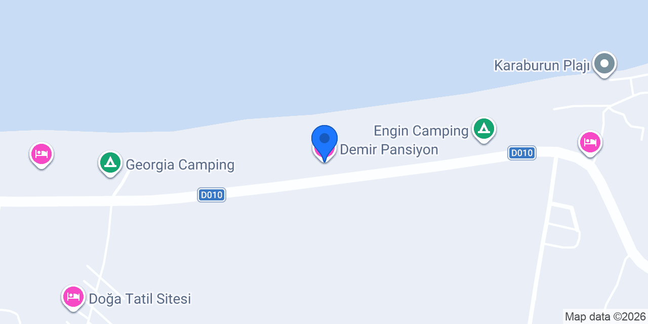 Demir Pansiyon konumu