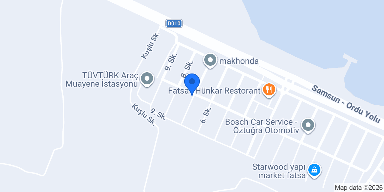 Gözde oto konumu