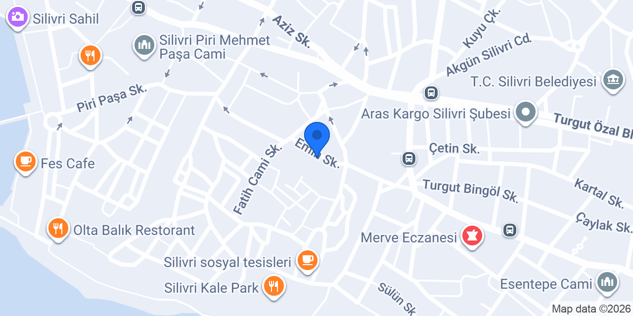 Silivri Koçer sıhhi tesisat konumu