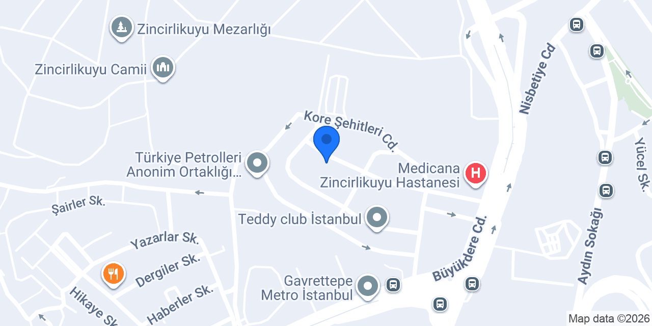 HAS Mimarlık Ltd. konumu