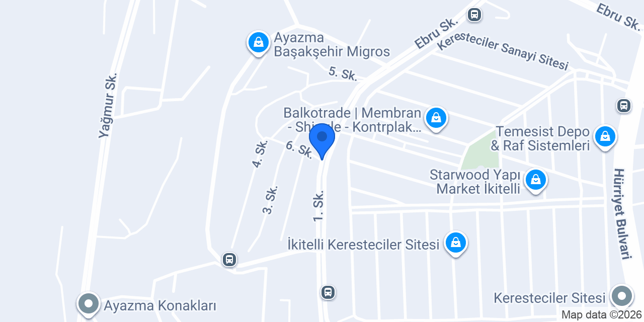 Salon Makas Bayrampaşa konumu