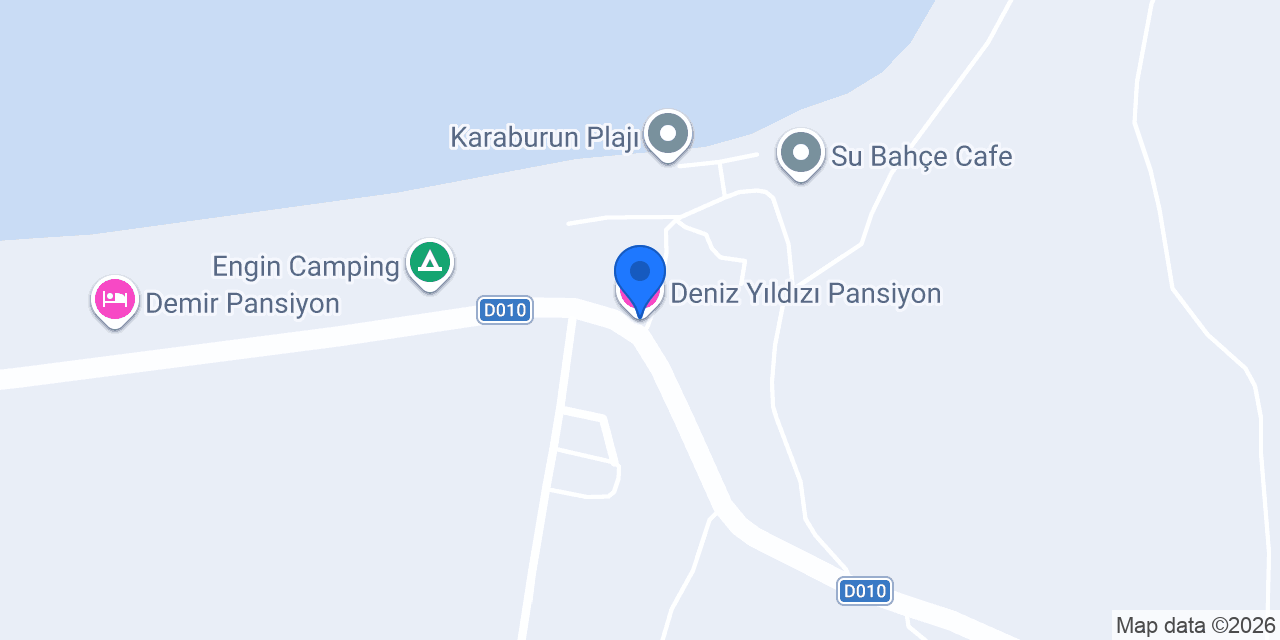 Deniz Yıldızı Pansiyon konumu